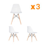 Set X 3 Silla Diseño Eames